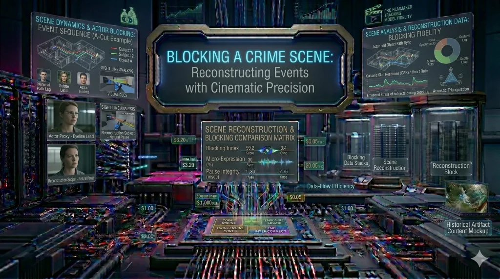 Blocking a Crime Scene Reconstructing Events with Cinematic Precision