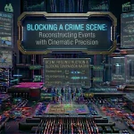 Blocking a Crime Scene Reconstructing Events with Cinematic Precision