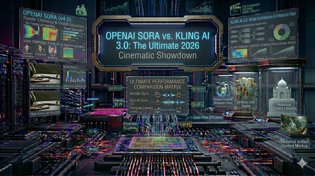 OpenAI Sora vs. Kling AI 3.0 The Ultimate 2026 Cinematic Showdown