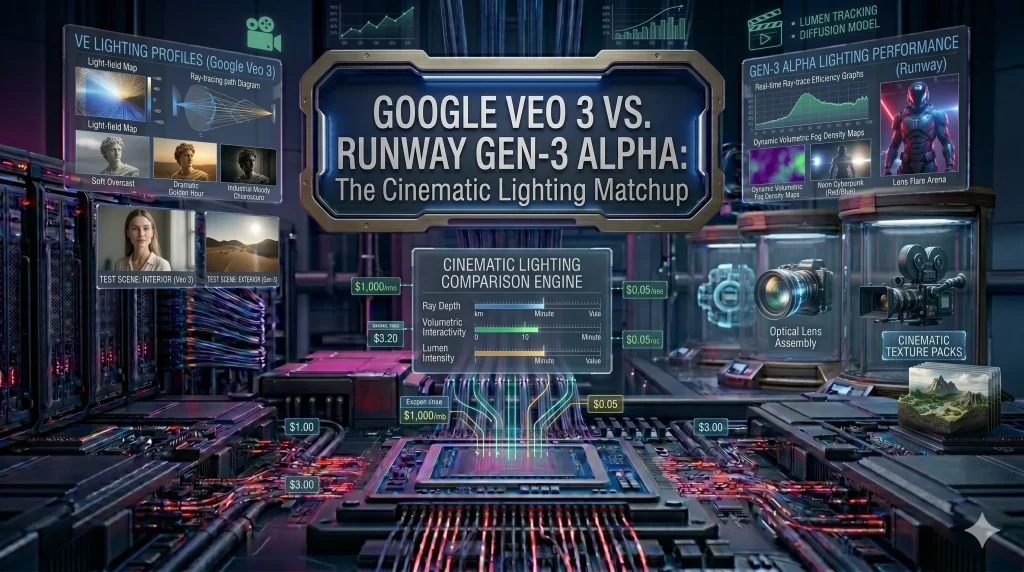 Google Veo 3 vs. Runway Gen-3 Alpha The Cinematic Lighting Matchup