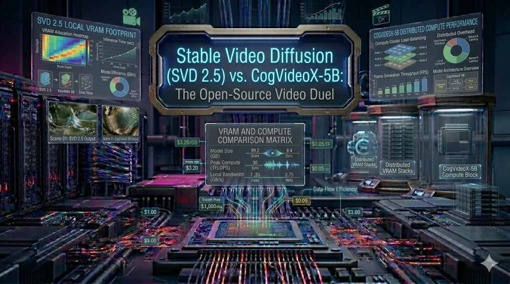 Stable Video Diffusion (SVD 2.5) vs. CogVideoX-5B The Open-Source Video Duel