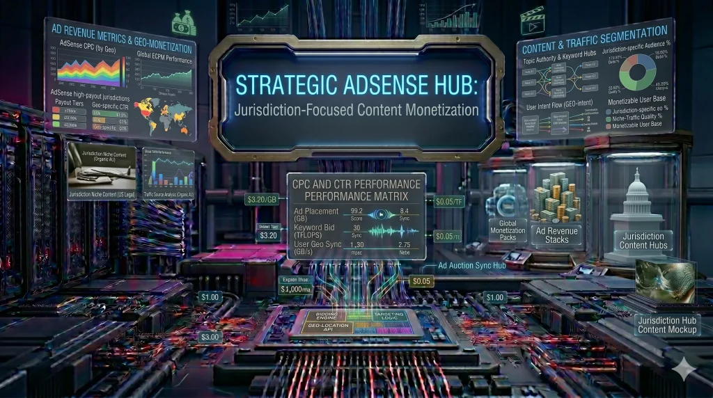 Strategic AdSense Monetizing a Jurisdiction-Focused Content Hub