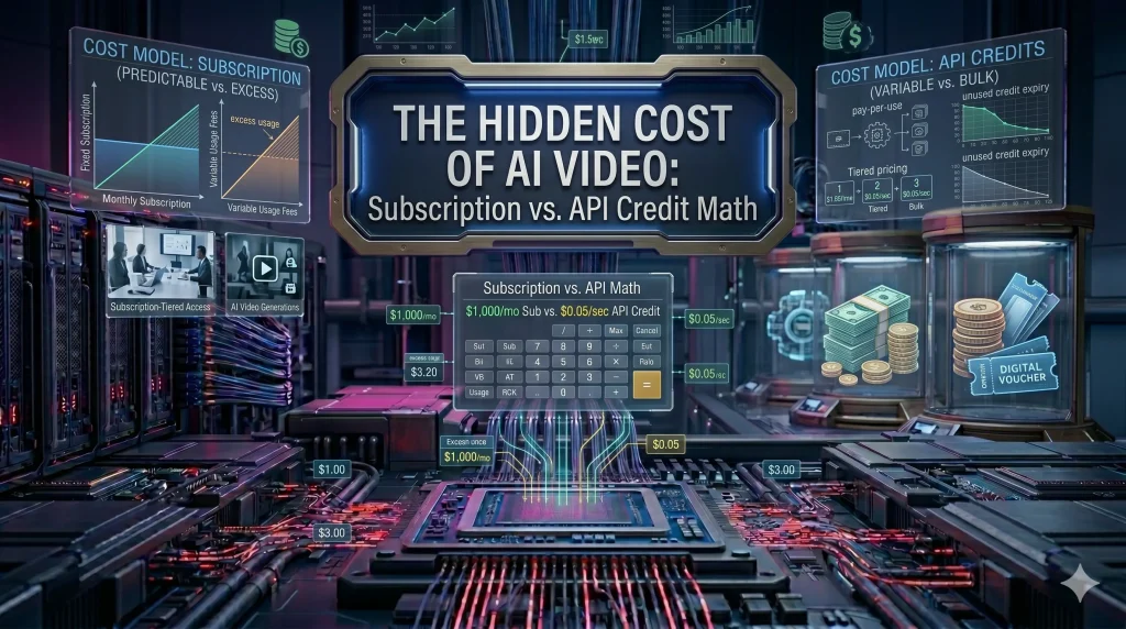The Hidden Cost of AI Video Subscription vs. API Credit Math